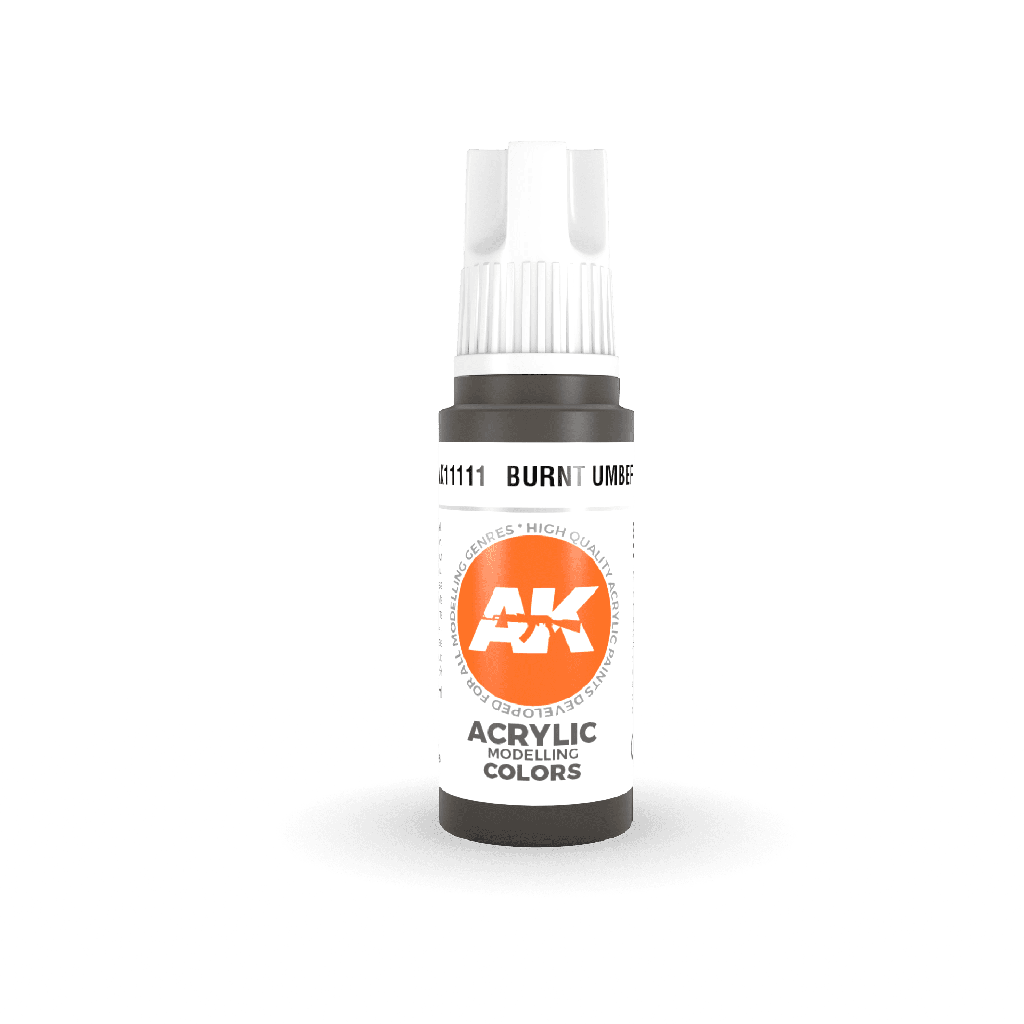 [AK AK11111] Ak : Burnt Umber 17ml │ 3rd Generation Acrylique