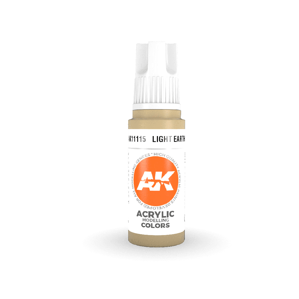 [AK AK11115] Ak : Light Earth 17ml │ 3rd Generation Acrylique