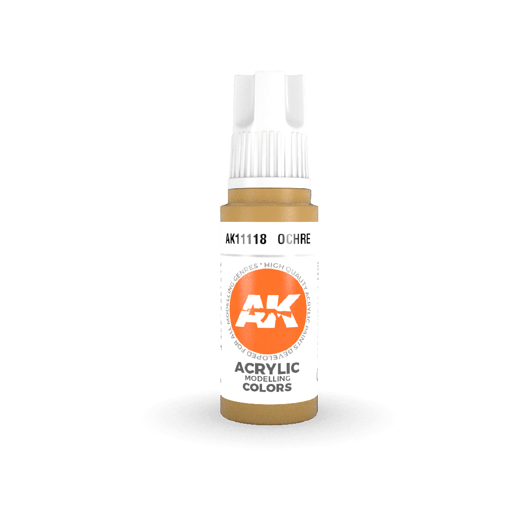 [AK AK11118] Ak : Ocher 17ml │ 3rd Generation Acrylique