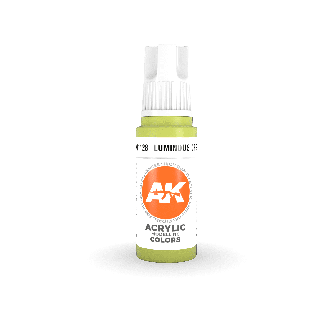 [AK AK11128] Ak : Luminous Green 17ml │ 3rd Generation Acrylique