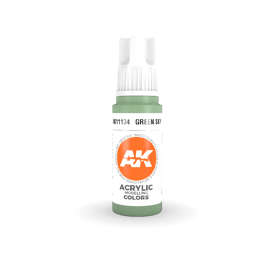 [AK AK11134] Ak : Green Sky 17ml │ 3rd Generation Acrylique