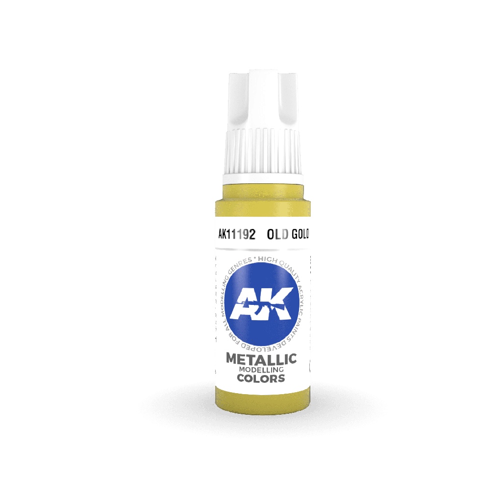 [AK AK11192] Ak : Old Gold 17ml │ 3rd Generation Acrylique