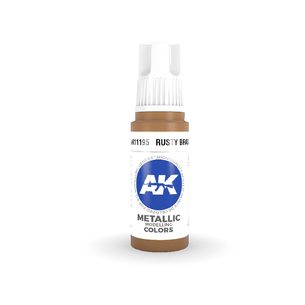 [AK AK11195] Ak : Rusty Brass 17ml │ 3rd Generation Acrylique