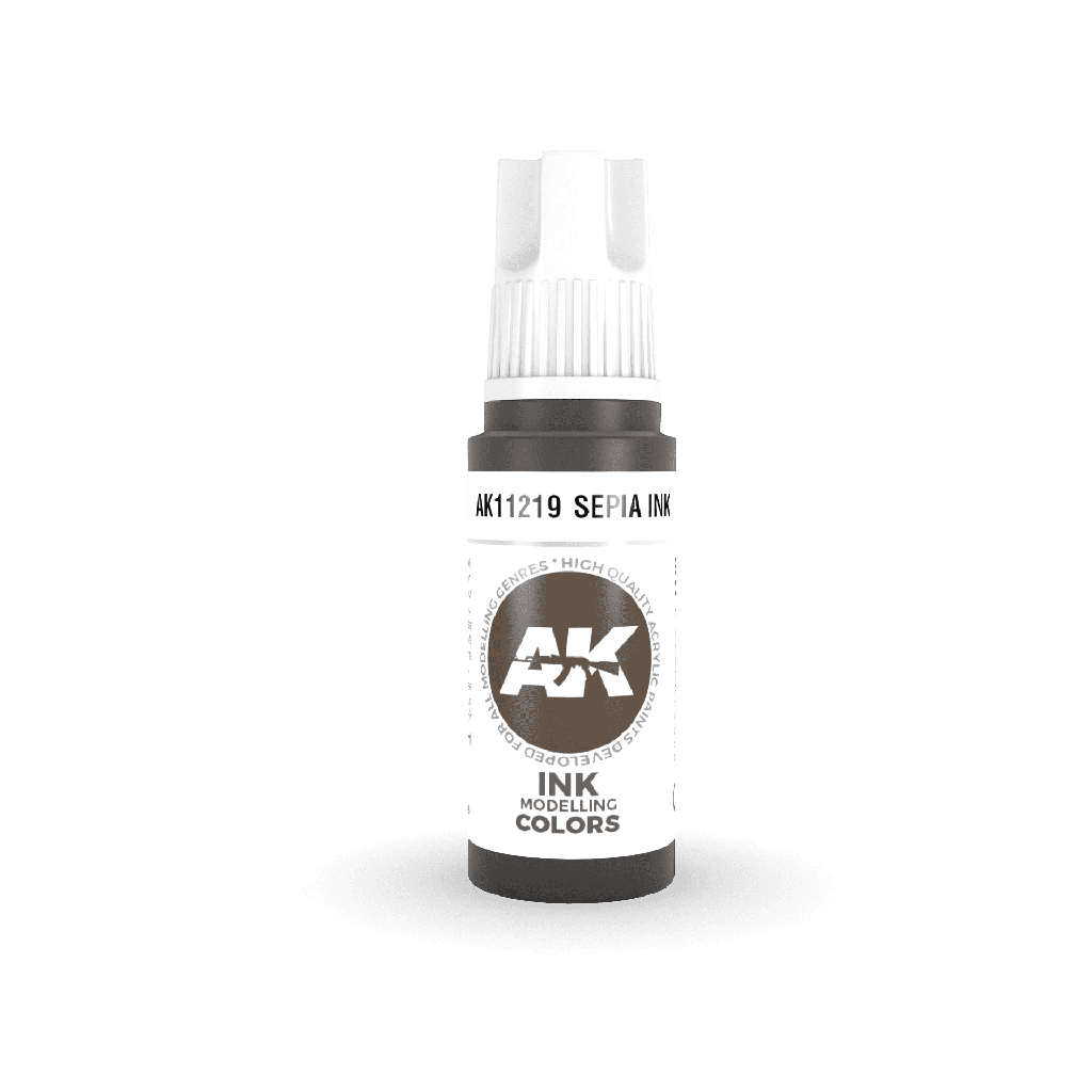 [AK AK11219] Ak : Sepia INK 17ml │ 3rd Generation Acrylique