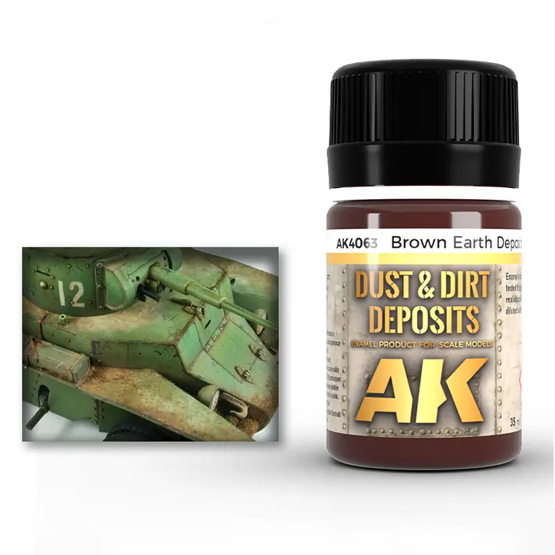 Ak :4063 - BROWN EARTH DEPOSIT  │ 3rd Generation Acrylique