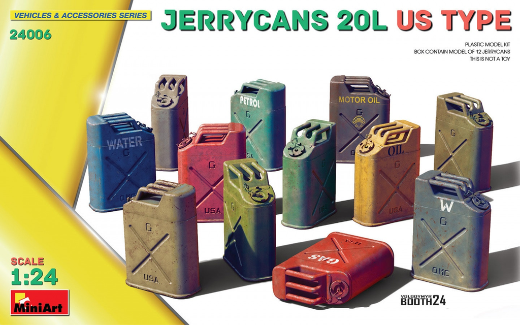 MiniArt : Jerrycans 20L US Type 