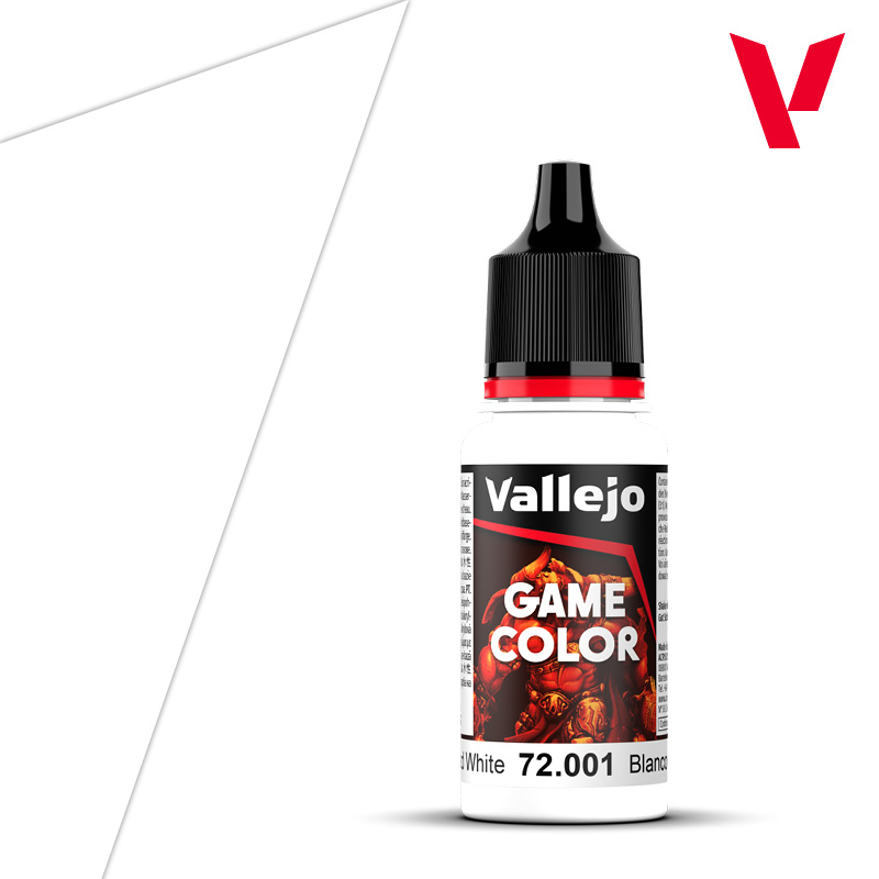 Vallejo : 72001 - Dead White (18ml) │ Game Color