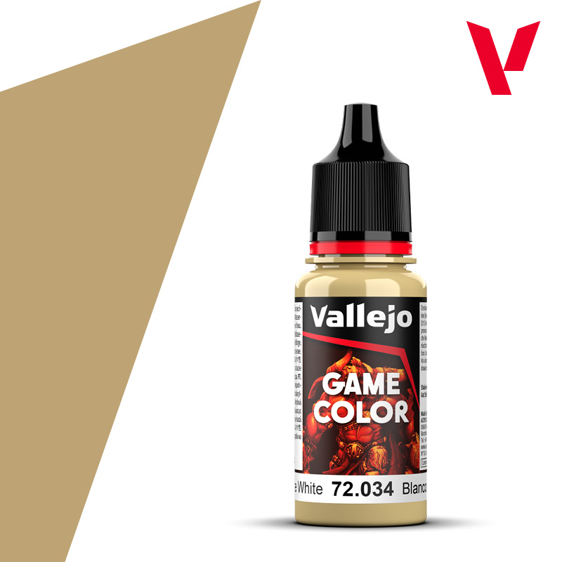 [VAL 72.034] Vallejo : 72034 - Bone White (18ml) │ Game Color