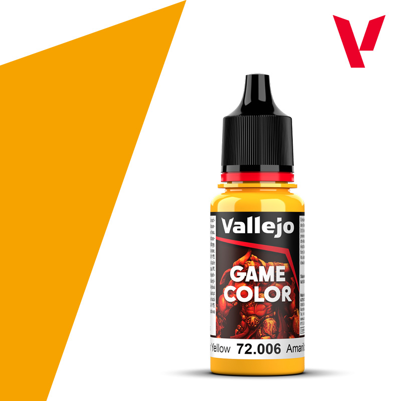 Vallejo : 72006 - Sun Yellow (18ml) │ Game Color