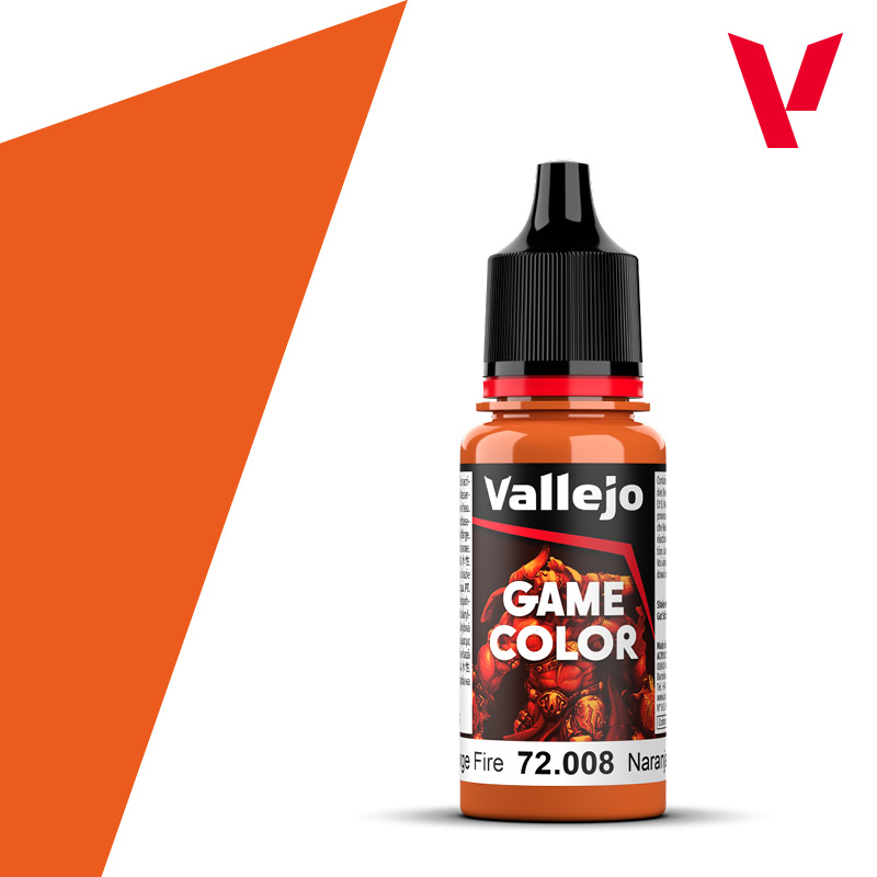Vallejo : 72008 - Orange Fire (18ml) │ Game Color