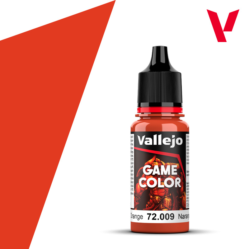 Vallejo : 72009 - Hot Orange (18ml) │ Game Color