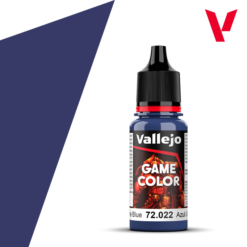 Vallejo : 72022 - Ultramarine Blue (18ml) │ Game Color