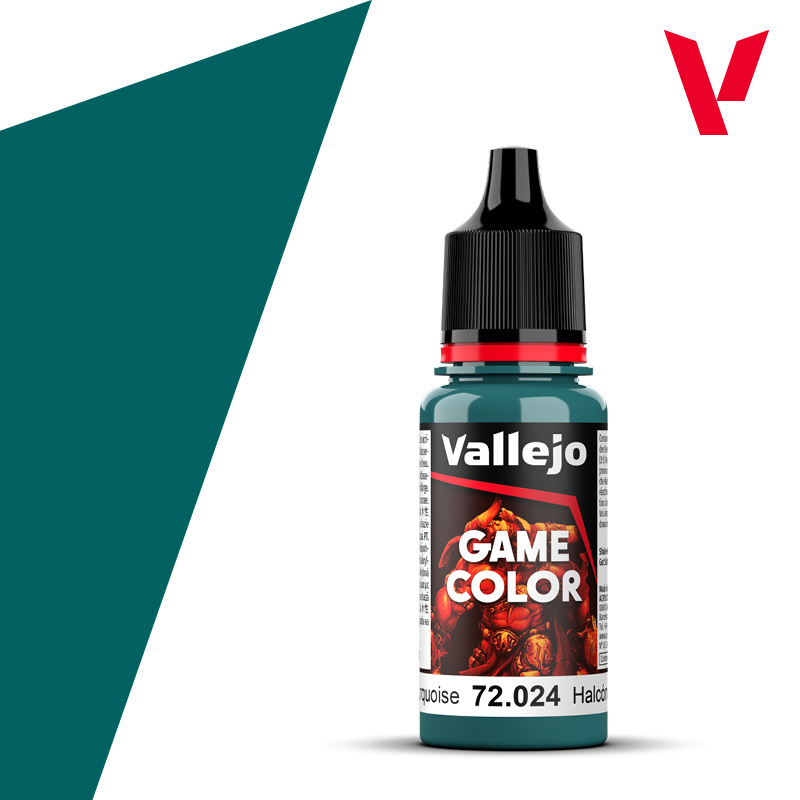 Vallejo : 72024 - Turquoise (18ml) │ Game Color