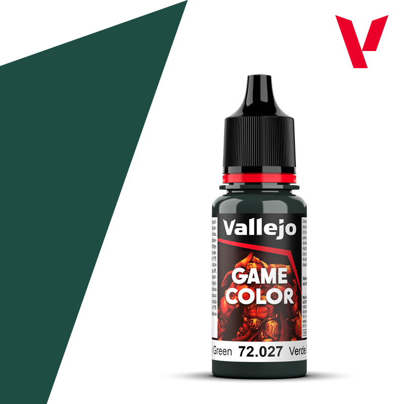 Vallejo : 72027 - Scurvy Green (18ml) │ Game Color