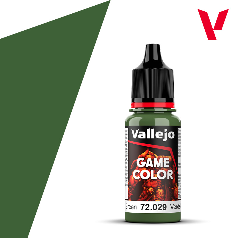 Vallejo : 72029 - Sick Green (18ml) │ Game Color