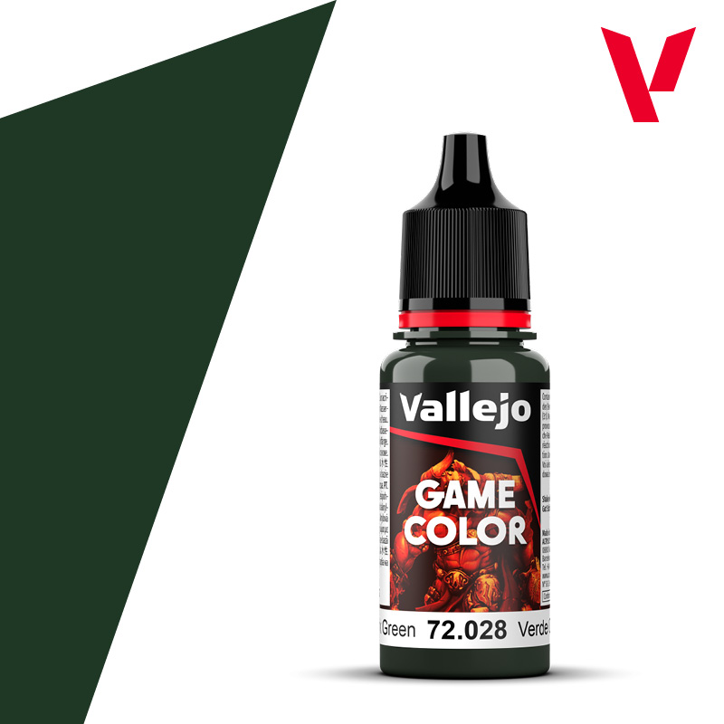 [VAL 72.028] Vallejo : 72028 - Dark Green (18ml) │ Game Color