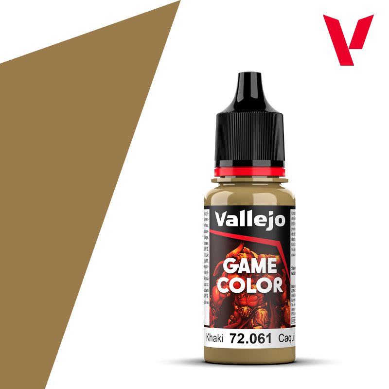 Vallejo : 72061 - Khaki (18ml) │ Game Color
