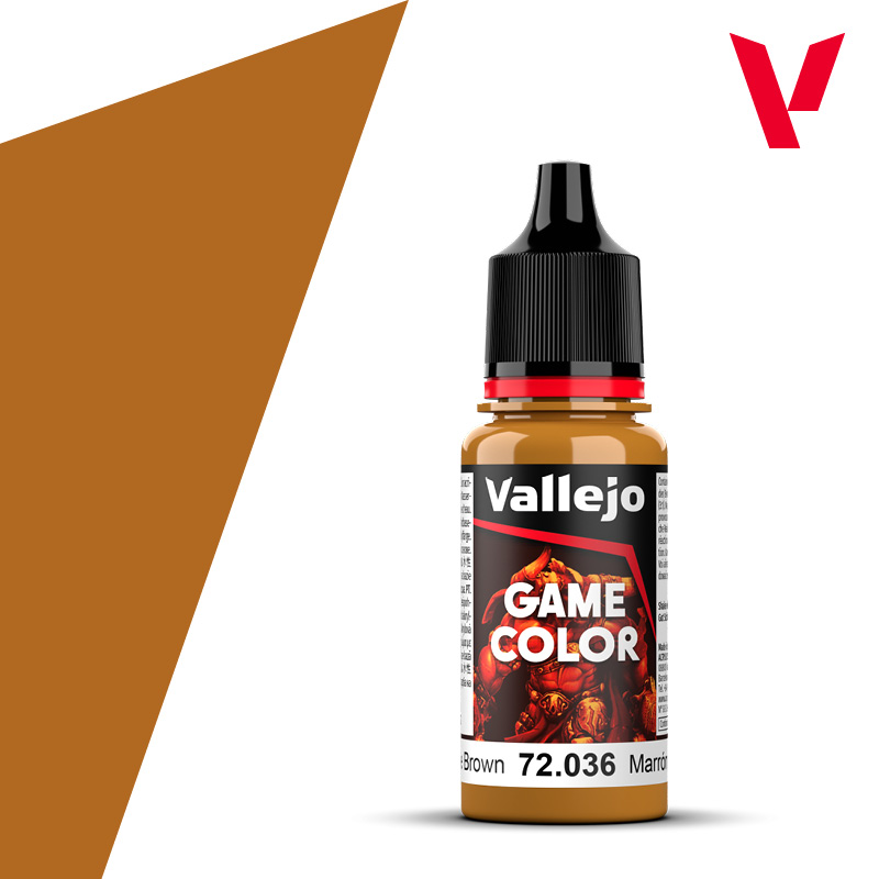 Vallejo : 72036 - Bronze Brown (18ml) │ Game Color
