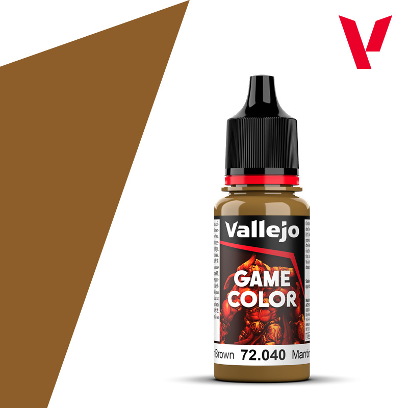 Vallejo : 72040 - Leather Brown (18ml) │ Game Color