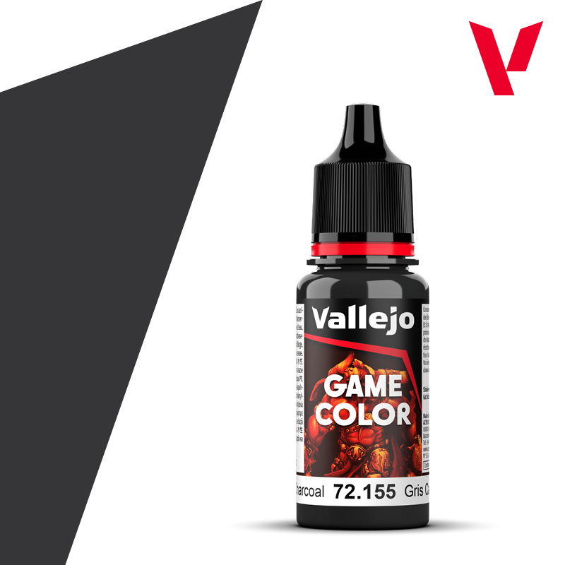 Vallejo : 72155 - Charcoal (18ml) │ Game Color