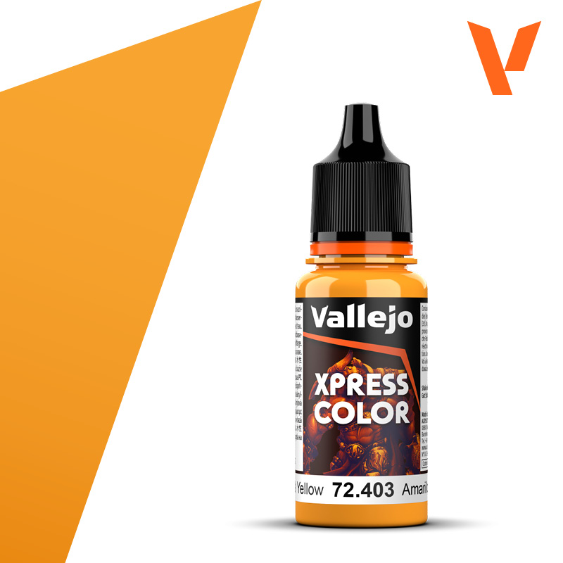 Vallejo : 72403 - Imperial Yellow (18ml) │ Game Color - Xpress Color