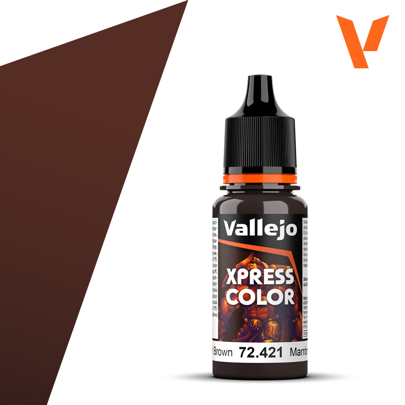 Vallejo : 72421 - Copper Brown (18ml) │ Game Color - Xpress Color