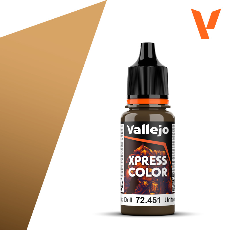 [VAL 72.451] Vallejo : 72451 - Khaki Drill (18ml) │ Game Color - Xpress Color