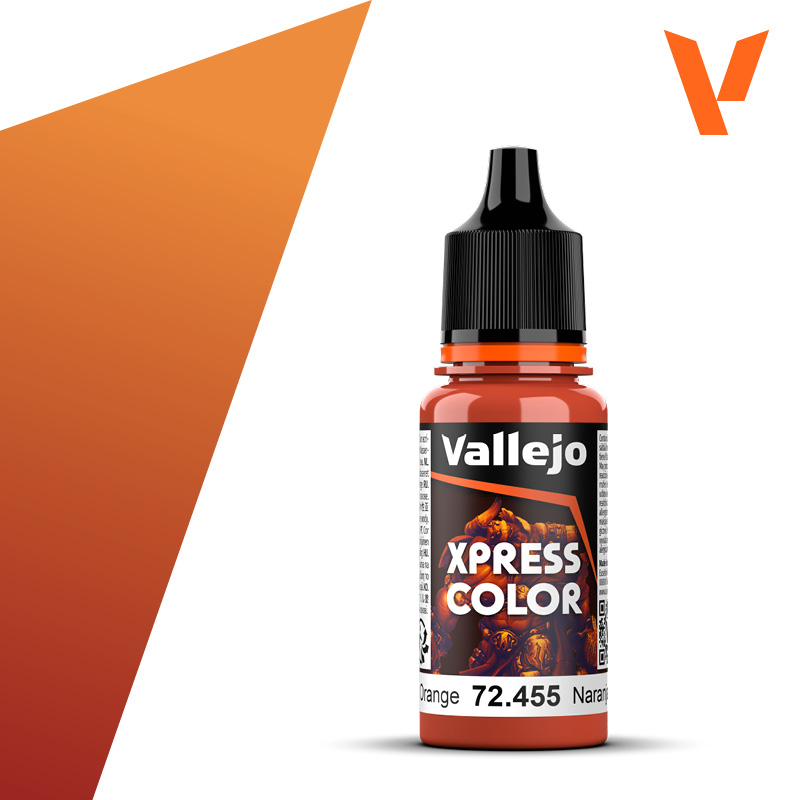 Vallejo : 72455 - Chameleon Orange (18ml) │ Game Color - Xpress Color