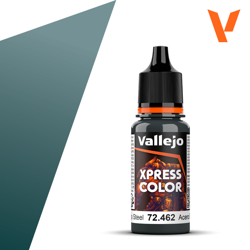 Vallejo : 72462 - Starship Steel (18ml) │ Game Color - Xpress Color