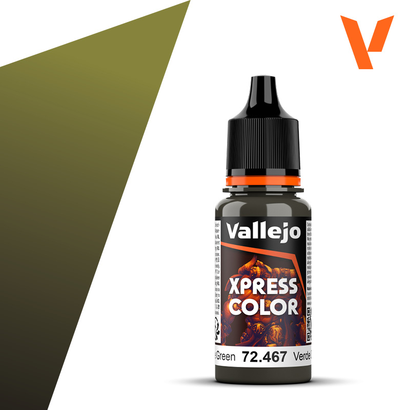 Vallejo : 72467 - Camouflage Green (18ml) │ Game Color - Xpress Color