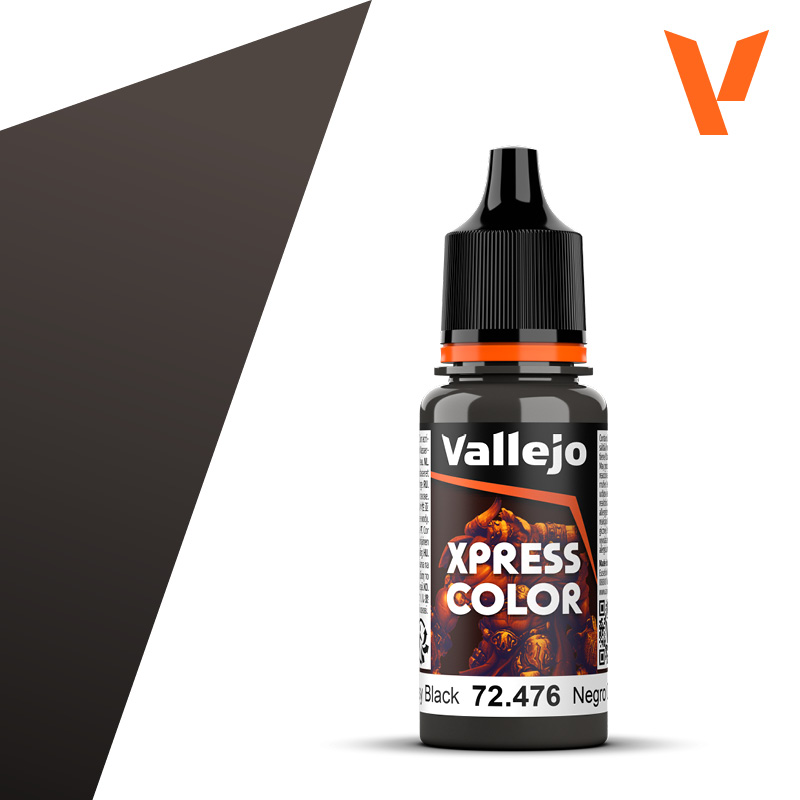 Vallejo : 72476 - Greasy Black (18ml) │ Game Color - Xpress Color