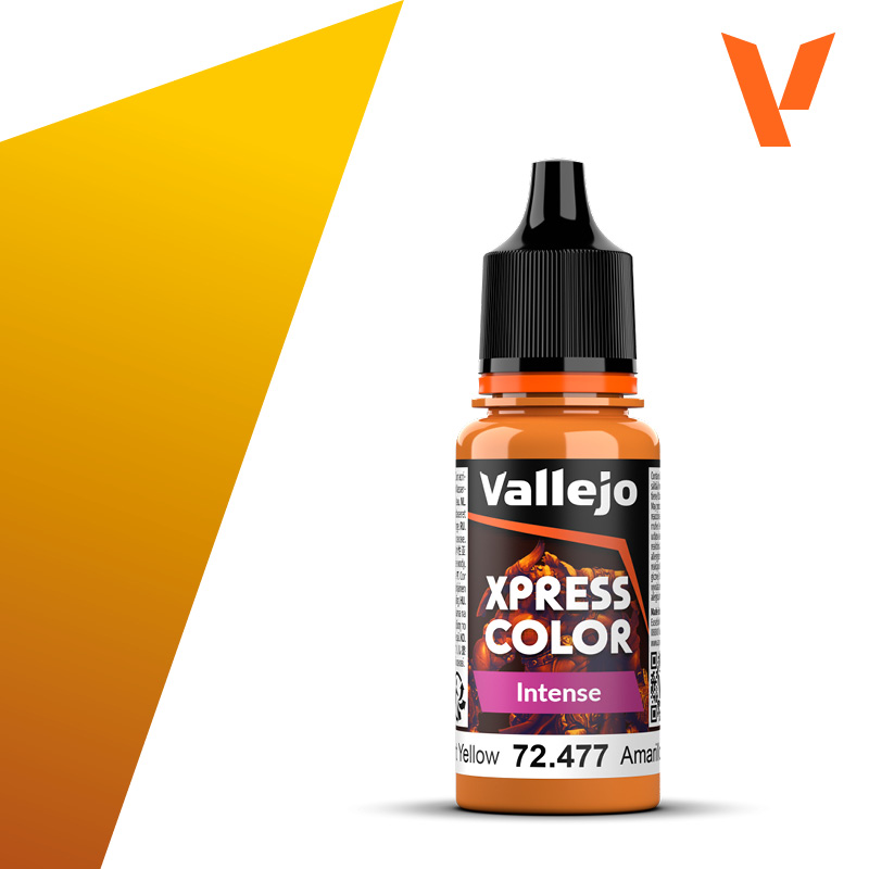 Vallejo : 72477 - Dreadnought Yellow (18ml) │ Game Color - Xpress Color Intense