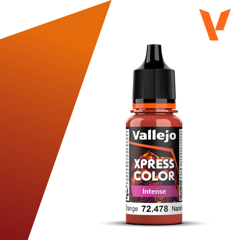 Vallejo : 72478 - Phoenix Orange (18ml) │ Game Color - Xpress Color Intense