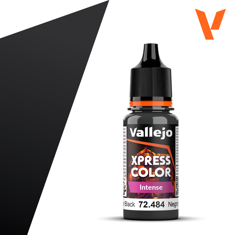 Vallejo : 72484 - Hospitallier Black (18ml) │ Game Color - Xpress Color Intense