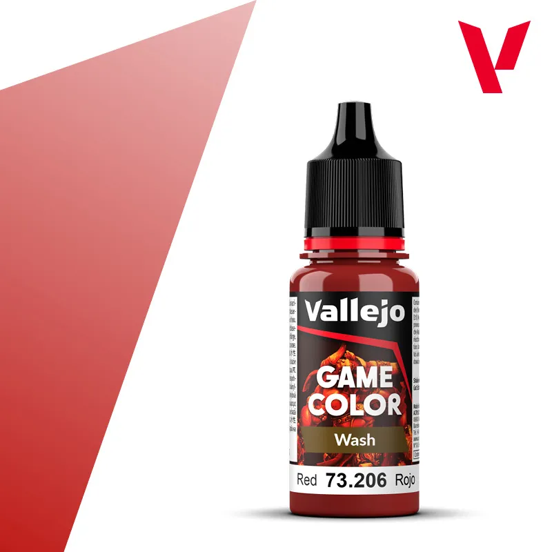Vallejo : 73206 - Red Wash  (18ml) │ Game Color