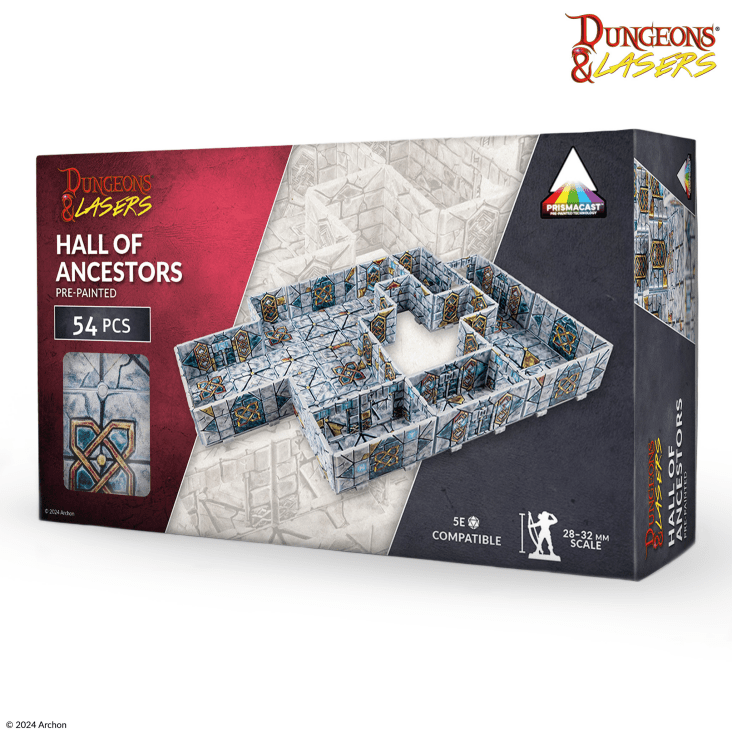 Dungeons & Lasers : Halls of Ancestors [Primacast • Pre-Painted] │ Dungeons & Dragons 5E Compatible