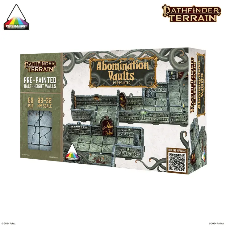 [ARS DNL0085] Dungeons & Lasers : Pathfinder Terrain - Abomination Vaults [Primacast • Pre-Painted] │ Pathfinder Compatible