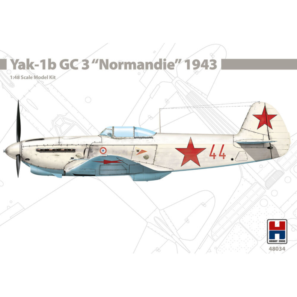 [HO2 48034] Hobby2000 : Yak-1b GC 3 "Normandie" 1943