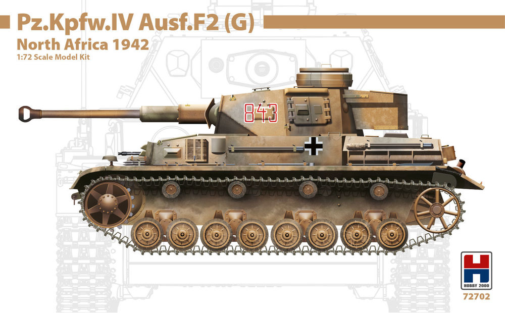 Hobby2000 : Pz.Kpfw.IV Ausf.F2 (G) North Africa 1942
