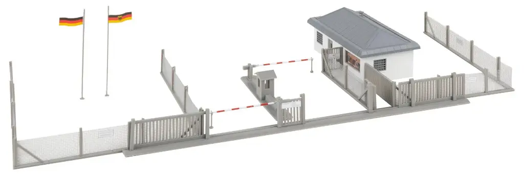 Faller : Poste de garde avec barrière