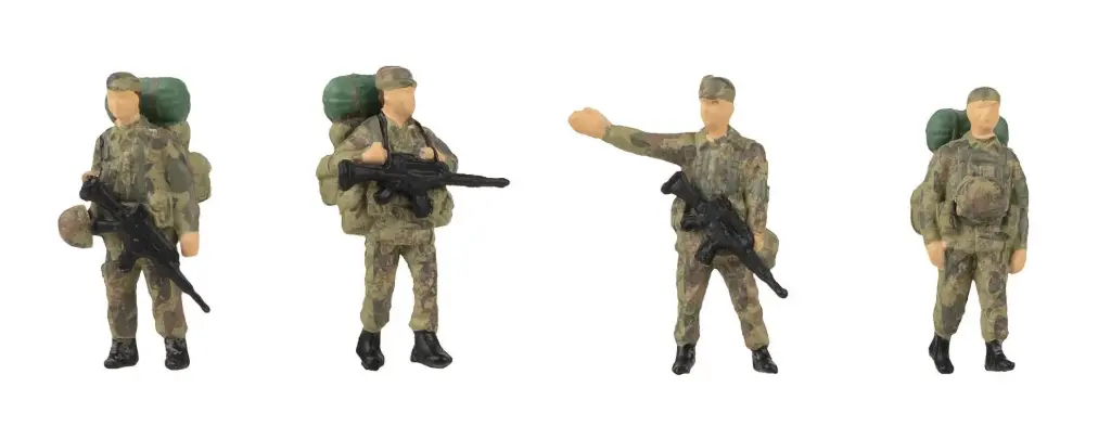 Faller : Soldats avec des packs