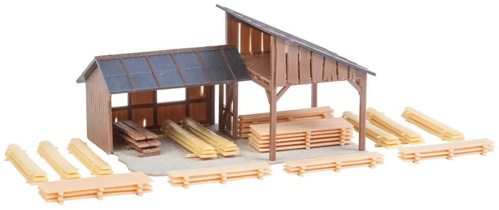 Faller : Zones de stockage du bois