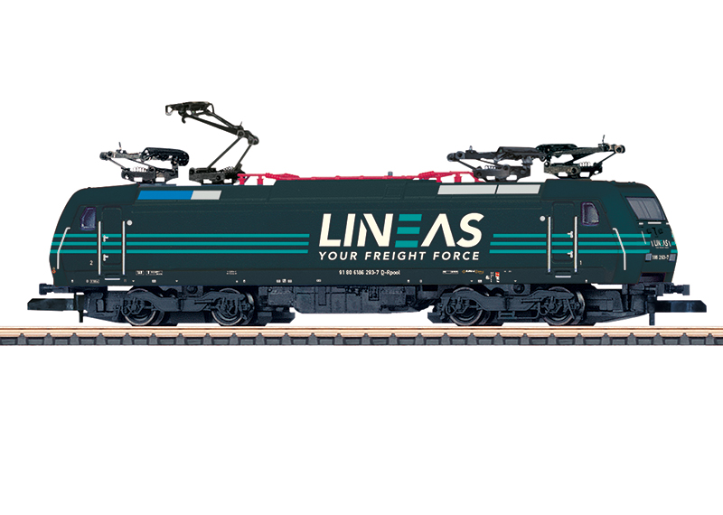Märklin : Locomotive Électrique (#BR186) de la SNCB-NMBS Lineas │ DC Analogue Époque VI Z - 1/220 (Réf : 88487)
