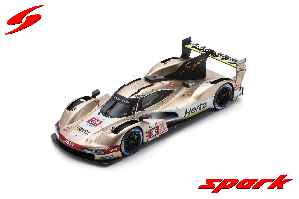 Spark : Porsche 963 │ No.38 HERTZ TEAM JOTA Le Mans 24H 2023 - A-F. da Costa - W. Stevens - Y. Ye [1/18]