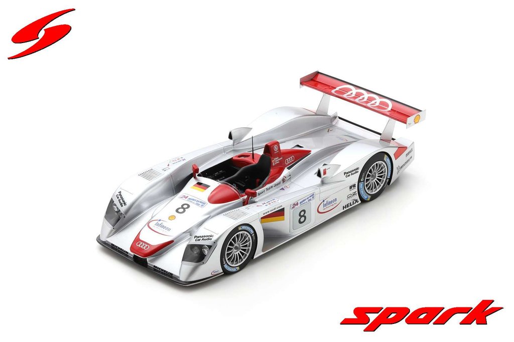 Spark : Audi R8 │ No.8 Winner 24H Le Mans 2000 - T. Kristensen - E. Pirro - F. Biela [1/18]