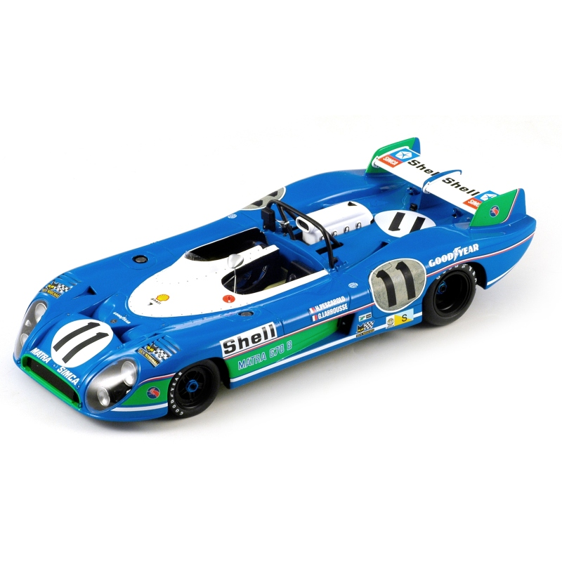 [SPK 18LM73] Spark : Matra Simca MS 670 B │ No.11 Winner 24H Le Mans 1973 - H. Pescarolo - G. Larrousse [1/18]