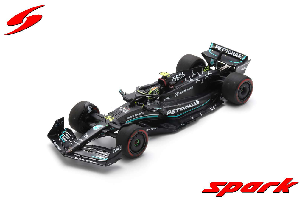 Spark : Mercedes-AMG Petronas F1 W14 E Performance │ No.44 Mercedes-AMG Petronas Formula One Team 2nd Spanish GP 2023 Lewis Hamilton [1/18]