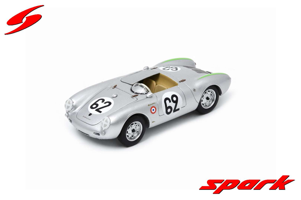 Spark : Porsche 550 │No.62 6th Le Mans 24H 1955 - H. Gloeckler - J. Juhan [1/43]