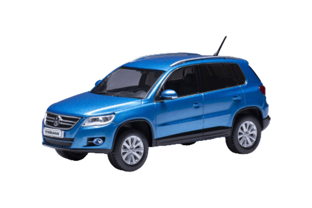 Ixo Models : Volkswagen Tiguan │ 2007 - Bleu métallique  [1/43]