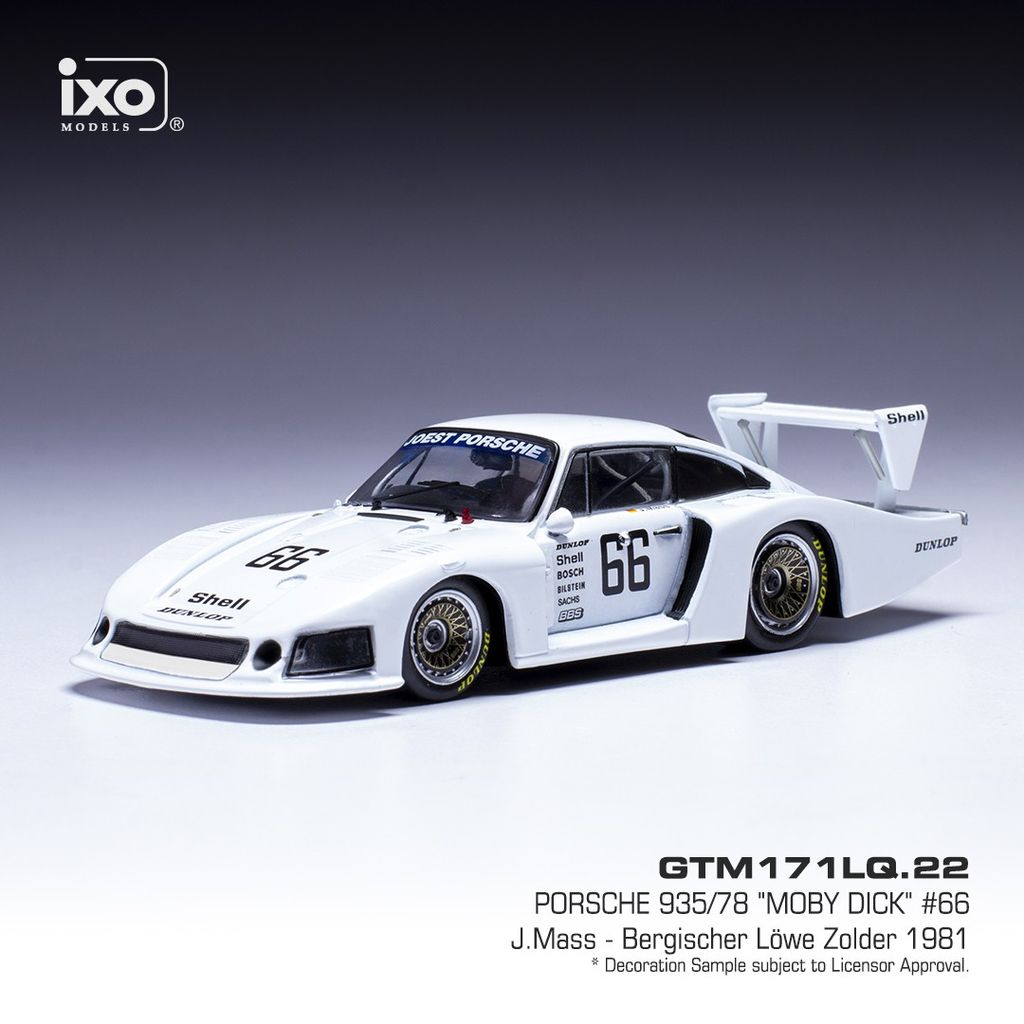 Ixo models : Porsche 935 Moby Dick │ No.66 1981 - Jochen Mass [1/43]